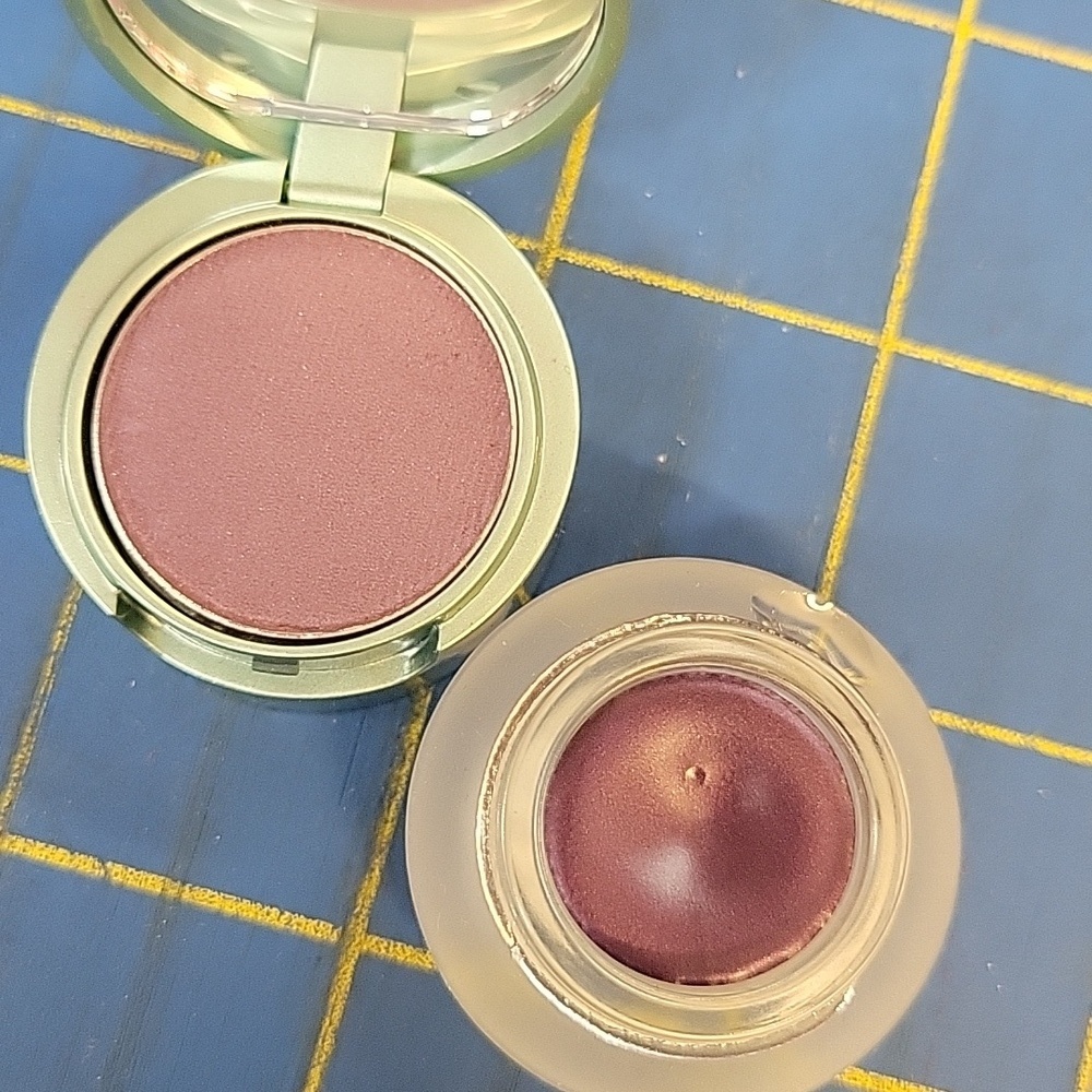 Mally Dreamy Plum Single Silk Eyeliner & Powder Eyeshadow New Jar w Mirror